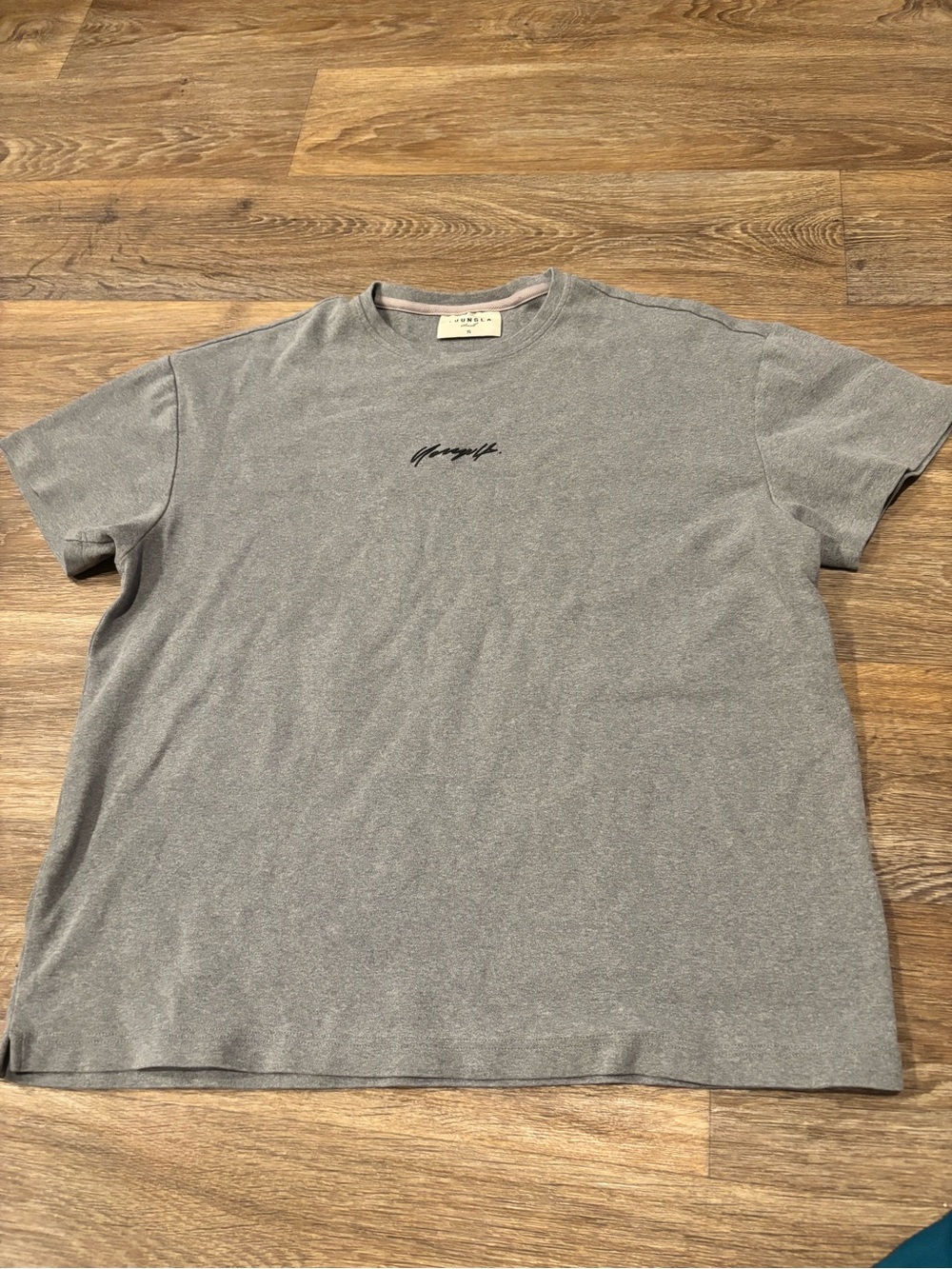 YoungLA 430 Cloud Foam Tee Men’s S Gray Oversized Heavyweight Soft Gym Shirt